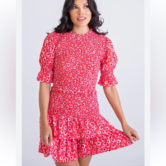 Karlie Dresses & Skirts - Karlie Red Floral Mini Dress